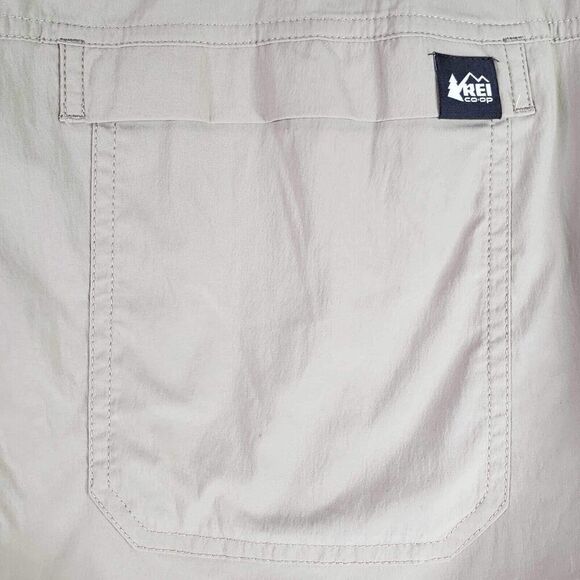 REI Co-op Pants Women’s Relaxed Convertible Size 16 Petite Khaki Stretch Cargo - Picture 5 of 16